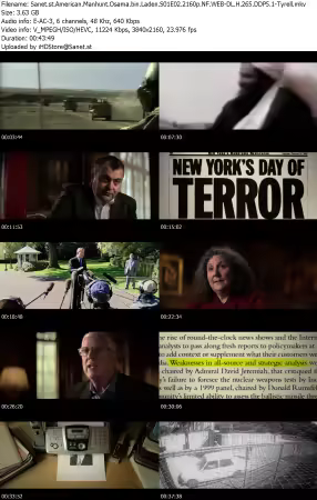 American Manhunt Osama bin Laden S01E02 2160p NF WEB-DL H 265 DDP5 1-Tyrell