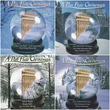 VA - A Pan Flute Christmas, Volume 1-4 (1998) FLAC