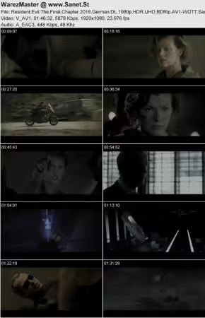 Resident Evil The Final Chapter 2016 German DL 1080p HDR UHD BDRip AV1-WOTT