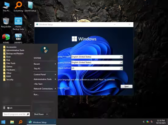 Windows 11 Tiny 25H2 Build 26200.6584 x64 Preactivated AnkhTech