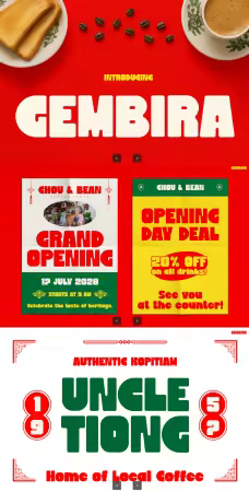 EE - Gembira – Bold Retro Display Font 7TBU2ST