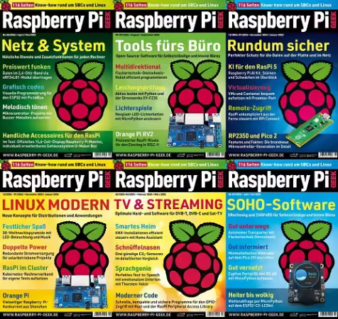 Raspberry Pi Geek - Full Year 2025 Collection