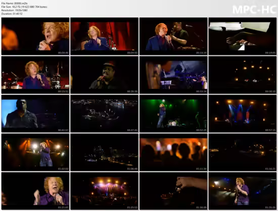 Simply Red - Farewell Live in Concert at Sydney Opera House (2011) Blu-ray