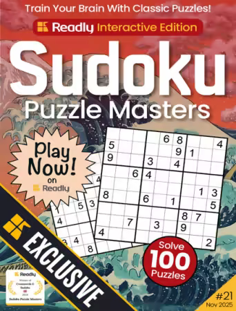 Sudoku Puzzle Masters Interactive - Issue 21, November 2025