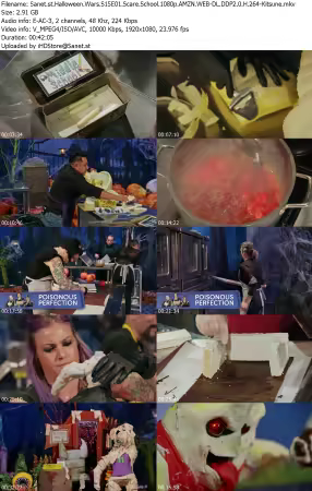 Halloween Wars S15E01 Scare School 1080p AMZN WEB-DL DDP2 0 H 264-Kitsune
