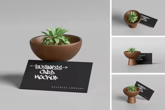 EE - Beautiful Business Card Mockup 43LLVNX