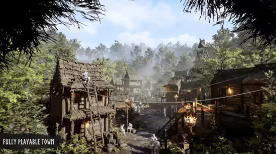 Unreal Engine Marketplace - Modular Medieval Village (Village, Medieval Village, Bandit village, Town) (5.3)