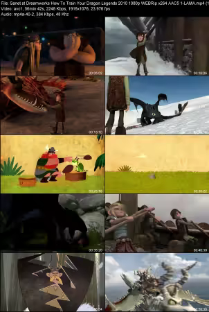 Dreamworks How To Train Your Dragon Legends 2010 1080p WEBRip x264 AAC 5.1-LAMA