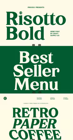 EE - Risotto – Retro Serif Font 8CL9Z52