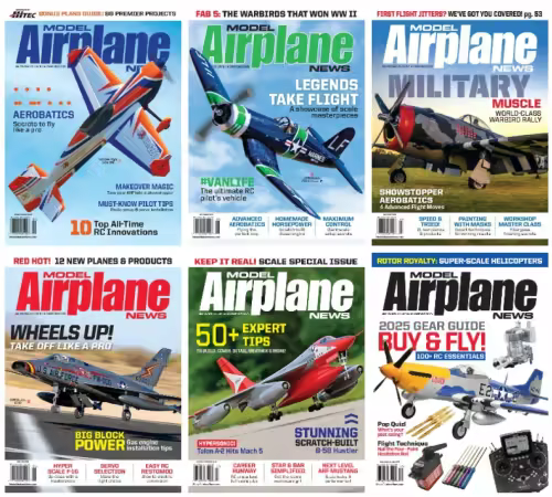 Model Airplane News - Full Year 2025 Collection