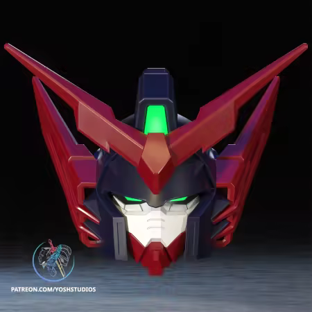 Gundam Epyon Helmet - 3D Model