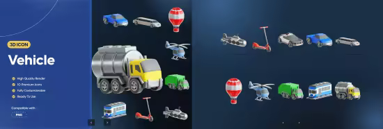 EE - 3D Icon Vehicle EAXSEXU