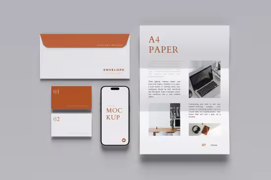 EE - Stationery Mockup KW7P4KR