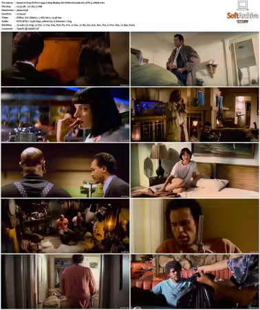 Pulp Fiction 1994 2160p BluRay DV HDR10 Encode AV1 DTS 5.1-R&amp;H