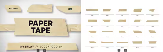 EE - 20 Paper Tape Textures VCY596L