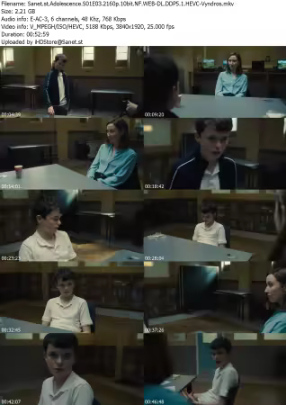 Adolescence S01E03 2160p 10bit NF WEB-DL DDP5 1 HEVC-Vyndros