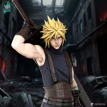 Kaidan – Cloud Strife – 3D Model