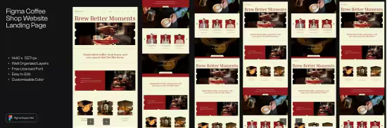 EE - Figma Coffee Shop Website Landing Page W8BLLZT