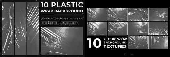 EE - Plastic Wrap Background Texture Overlay X34SGKC