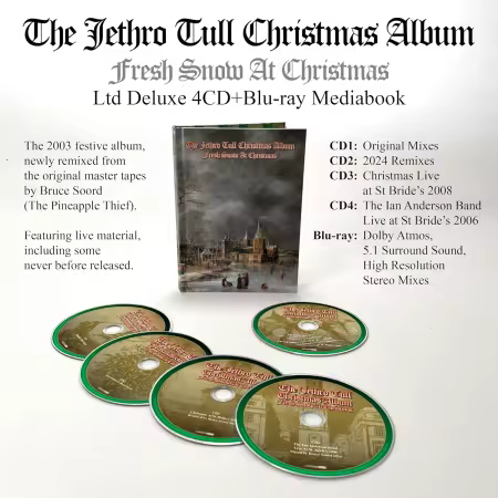 The Jethro Tull Christmas Album (Fresh Snow At Christmas) (Deluxe Edition) (2024) Blu-ray Audio