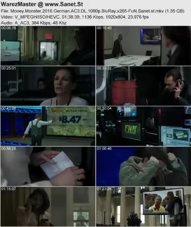 Money Monster 2016 German AC3 DL 1080p BluRay x265-FuN