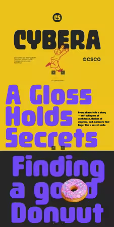 EE - Cybera – Bold Display Font 2FNJ6BC