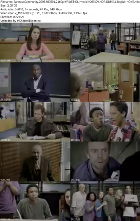 Community 2009 S03E01 2160p NF WEB-DL Hybrid H265 DV HDR DDP 5 1 English-HONE