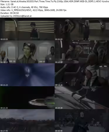 Ahsoka S01E03 Part Three Time To Fly 2160p 10bit HDR DSNP WEB-DL DDP5 1 HEVC-Vyndros
