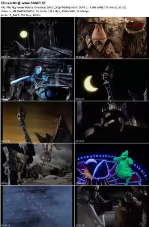 The Nightmare Before Christmas 1993 1080p WEBRip HEVC DDP5.1 - ASUS