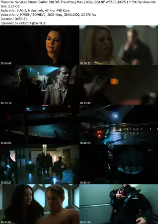 Altered Carbon S01E05 The Wrong Man 2160p 10bit NF WEB-DL DDP5 1 HEVC-Vyndros