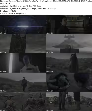Ahsoka S01E06 Part Six Far, Far Away 2160p 10bit HDR DSNP WEB-DL DDP5 1 HEVC-Vyndros