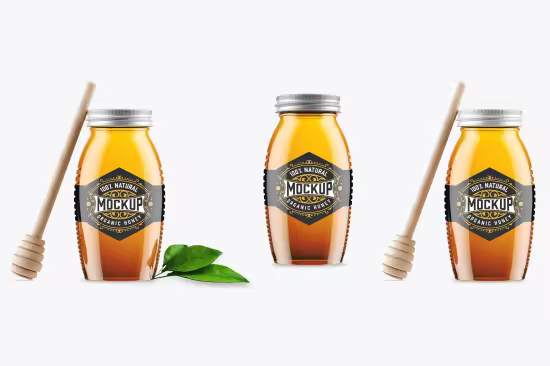 EE - Squeeze Honey Bottle Mockup VKNWZMM