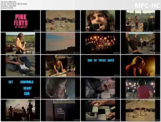 Pink Floyd at Pompeii - MCMLXXII (2025) Blu-ray