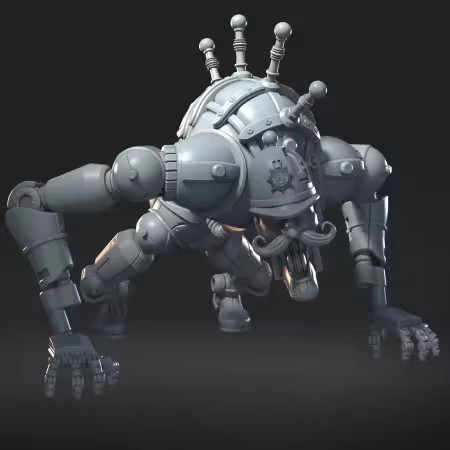 Scrapped Watchman - 3D Model