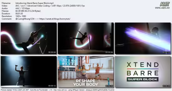 BeachBody - Xtend Barre : Super Block