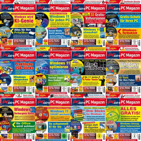 PCgo + PC Magazin - Full Year 2025 Collection