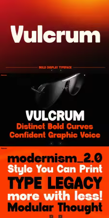 EE - Vulcrum – Bold Modern Display Font MJBYXC3