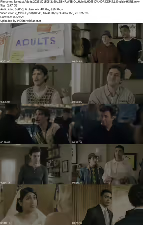 Adults 2025 S01E08 2160p DSNP WEB-DL Hybrid H265 DV HDR DDP 5 1 English-HONE