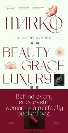 EE - Marko - Elegant Thin Sans Serif Font JH5J36K