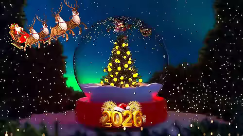 MA Snow Globe Christmas Reveal 873948 - Project for After Effects