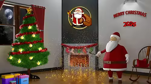 Merry Christmas By Santa Claus 1879650 - Project for After Effects