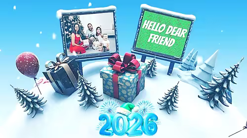 MA Christmas 3D Opener 3018465 - Project for After Effects