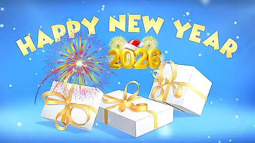 New Year &amp; Holidays Intro 22830314 - Project for After Effects