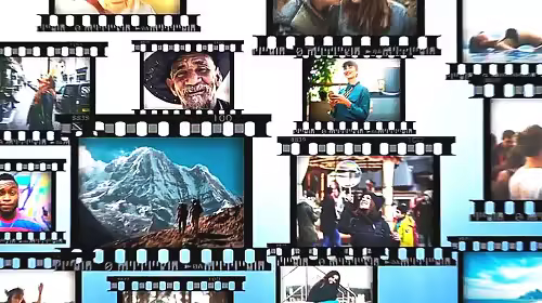 MA Slideshow With Streaks 68317 - Project for After Effects