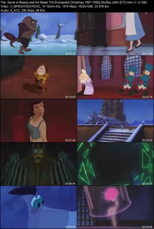 Beauty and the Beast The Enchanted Christmas 1997 1080p BluRay x265-ZiTO