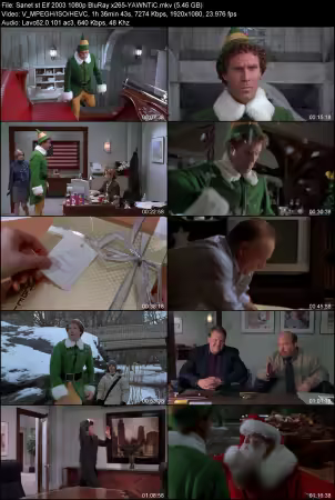 Elf 2003 1080p BluRay x265-YAWNTiC