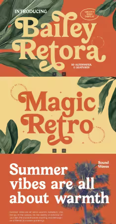 EE - Bailey Retora - Groovy Serif Display ZKVECPU