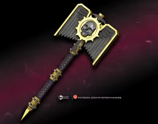 MysteryMakers Crozius Arcanum Warhammer 40k – 3D Model
