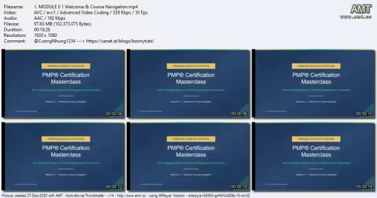 PMP® Cert. Exam Prep. Master Course on Latest PMBOK /35 PDUs
