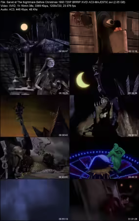 The Nightmare Before Christmas 1993 720P BRRIP XVID AC3-MAJESTiC